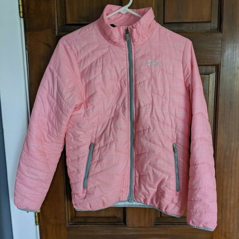 Under Armour Cold Gear Jacket/Pink/Youth Large